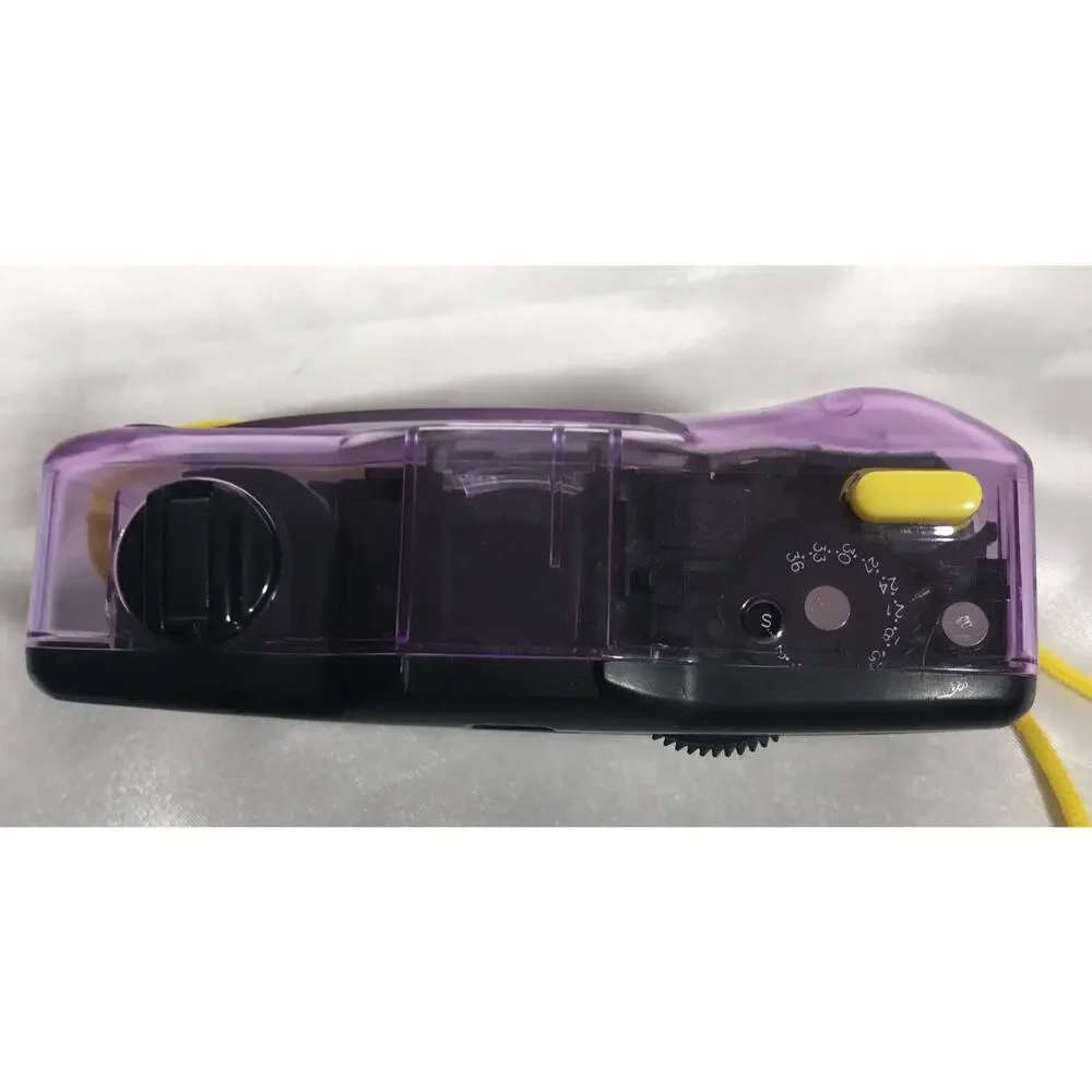 Klutz 35mm Focus Free Camera Clear Purple